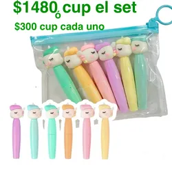 Resaltadores kawaii unicornios 