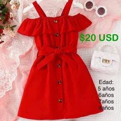 Vestido, rojo