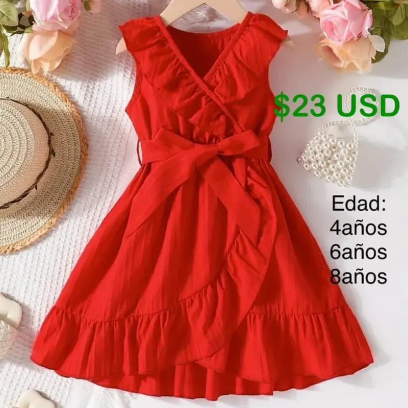 Vestido, rojo