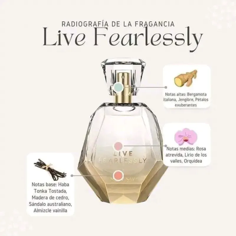 Live Fearlessly Mary Kay (Mujer)