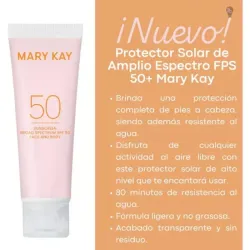 Protector Solar Químico de alto Espectro FPS 50 Mary Kay 