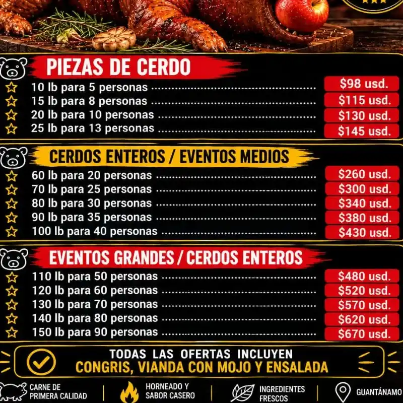 Cerdo asado 🔥