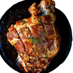 Pierna de cerdo asada