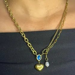 Collar Perla Azul