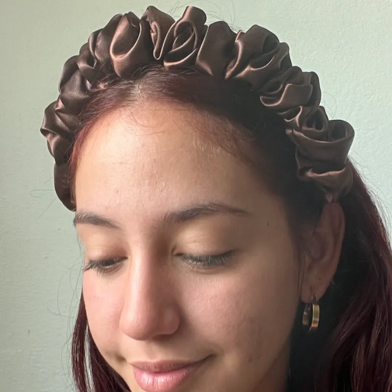 Diadema scrunchie clásica
