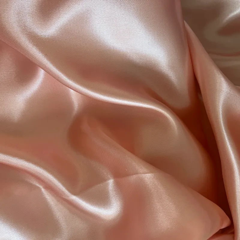 Tela satin rosa-anaranjado