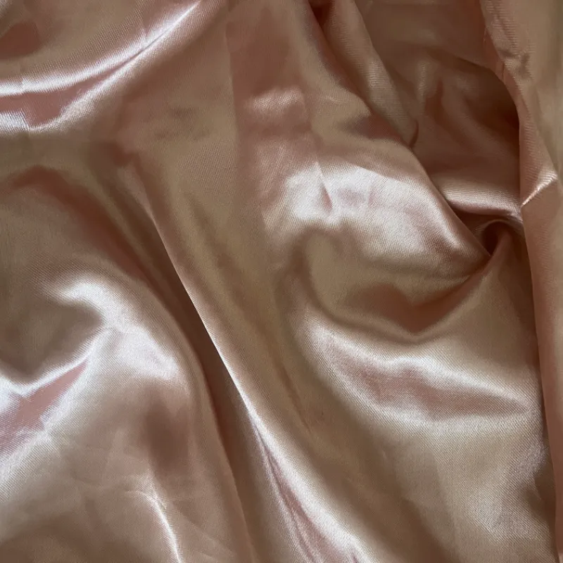 Tela satin rosa vieja
