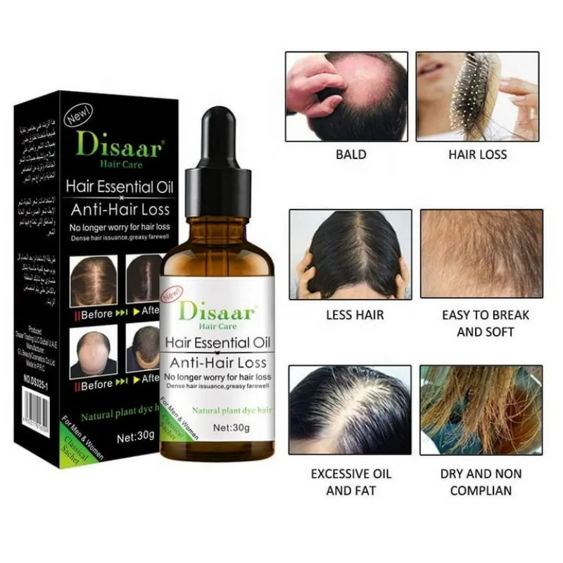 Aceite esencial para el cabello  Anticaída