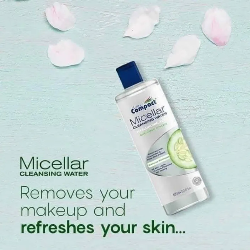 Agua Micelar de Ácido Hyaluronico y Pepino 