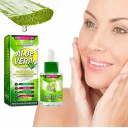 Aloe Vera Essence Suero Facial Calmante Anti-Acné Antialérgico Antioxidación Minimizar Poros (30ml)