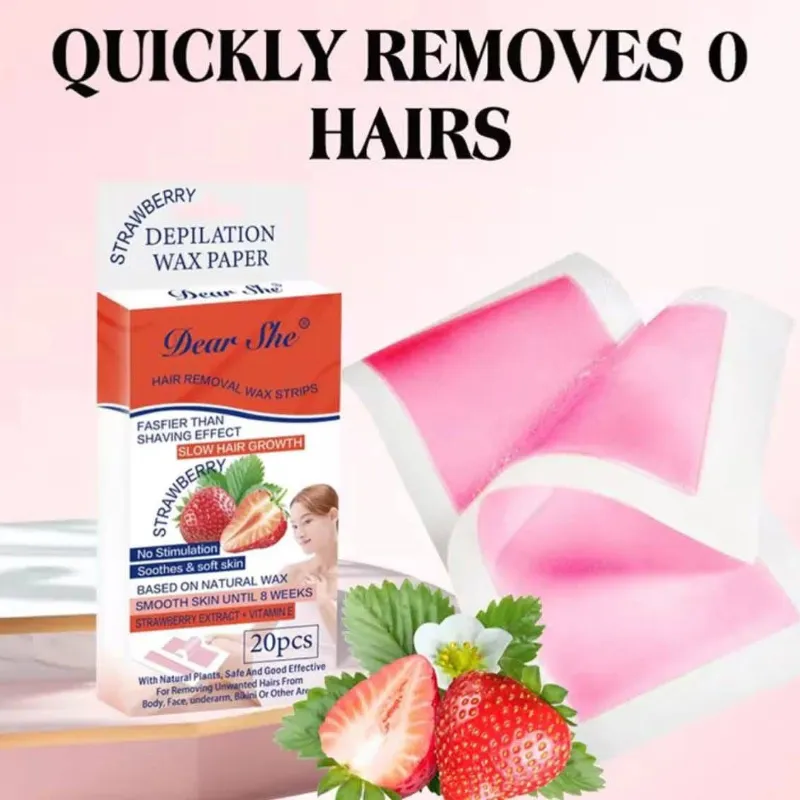 Bandas de cera depilatorias