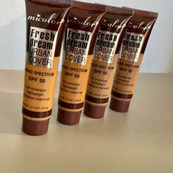 Base de maquillaje con protección solar SPF 50 de amplio espectro 