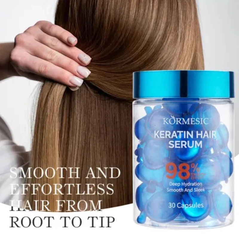 Cápsulas capilar de keratina 98% smooth hair