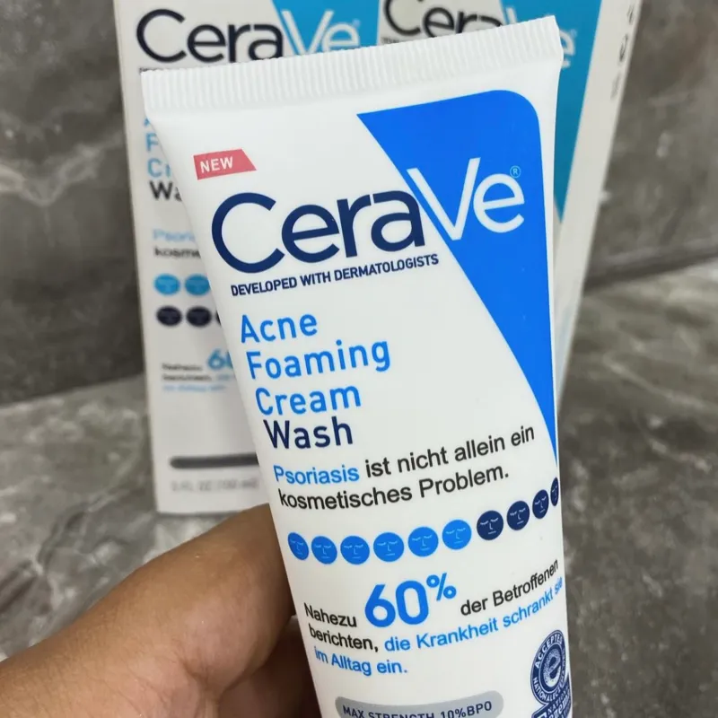 CeraVe Acne Foaming Cream Cleanser