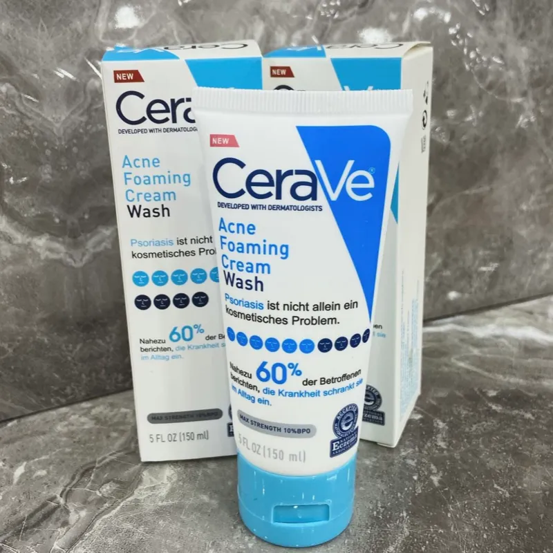 CeraVe Acne Foaming Cream Cleanser