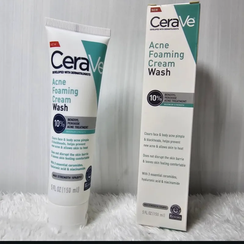 CeraVe Crema limpiadora espumosa para el acné (150ml)