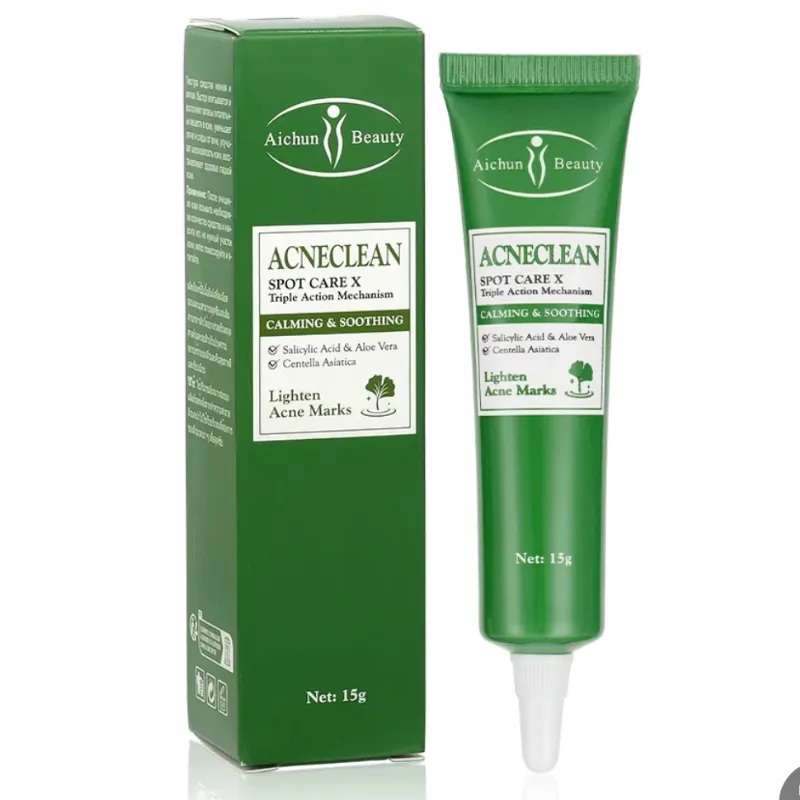 Gel  anti acné con Ácido salicílico , Aloe Vera y  Centella asiática 