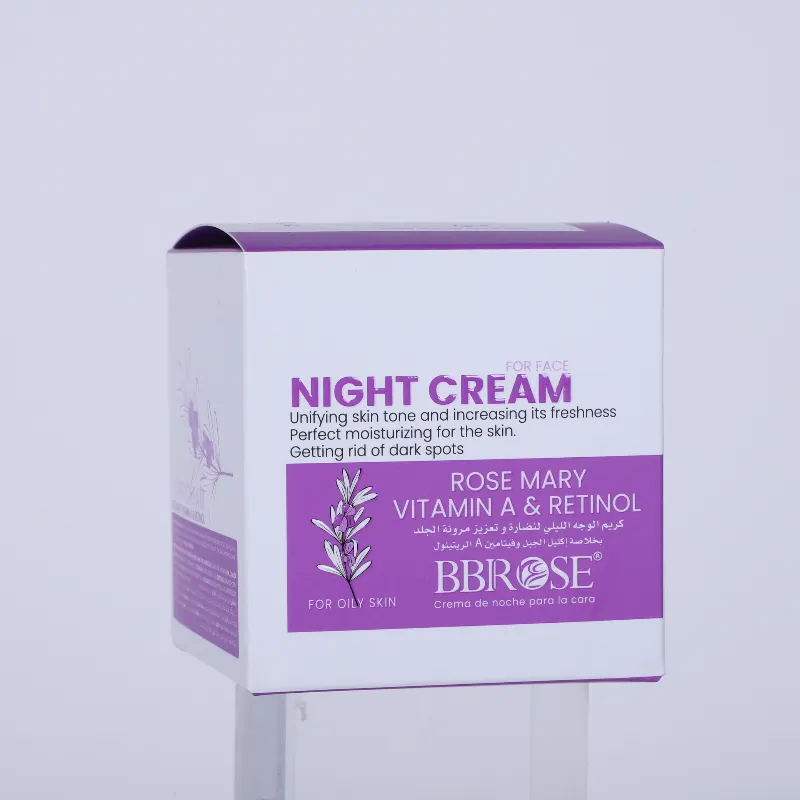 Crema de Noche con Vitamina A y Retinol .
