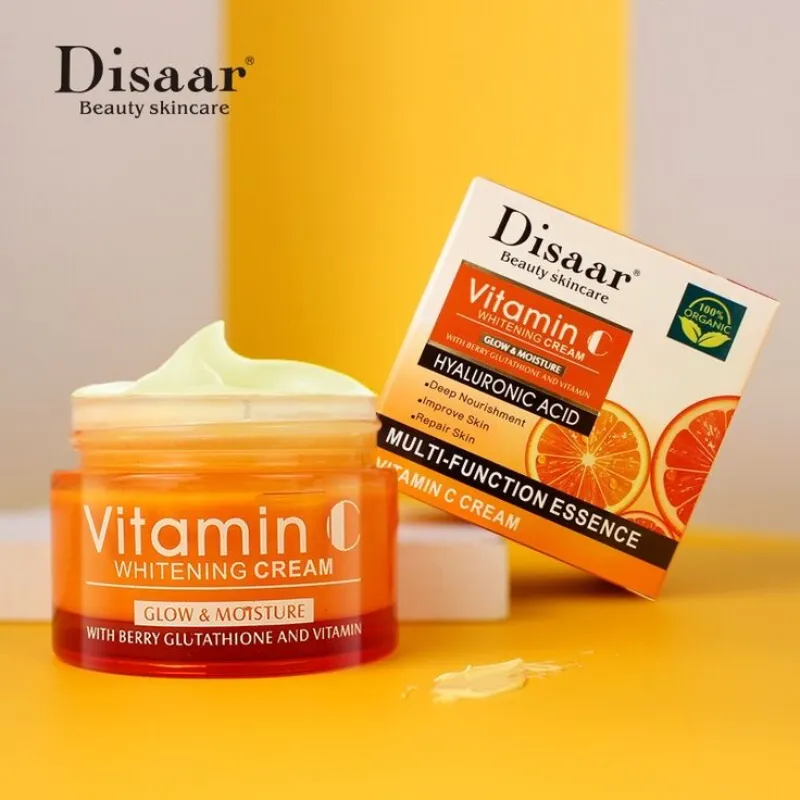 Crema Blanqueadora Facial  Hidratante  e Iluminadora  de la Piel con Vitamina C