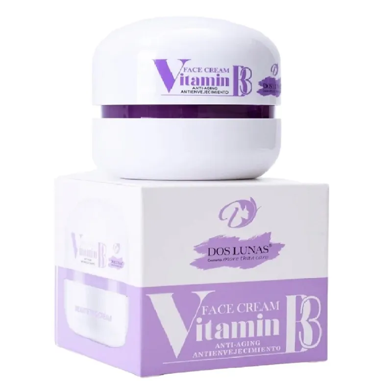  Crema facial antienvejecimiento con Vitamina B3 