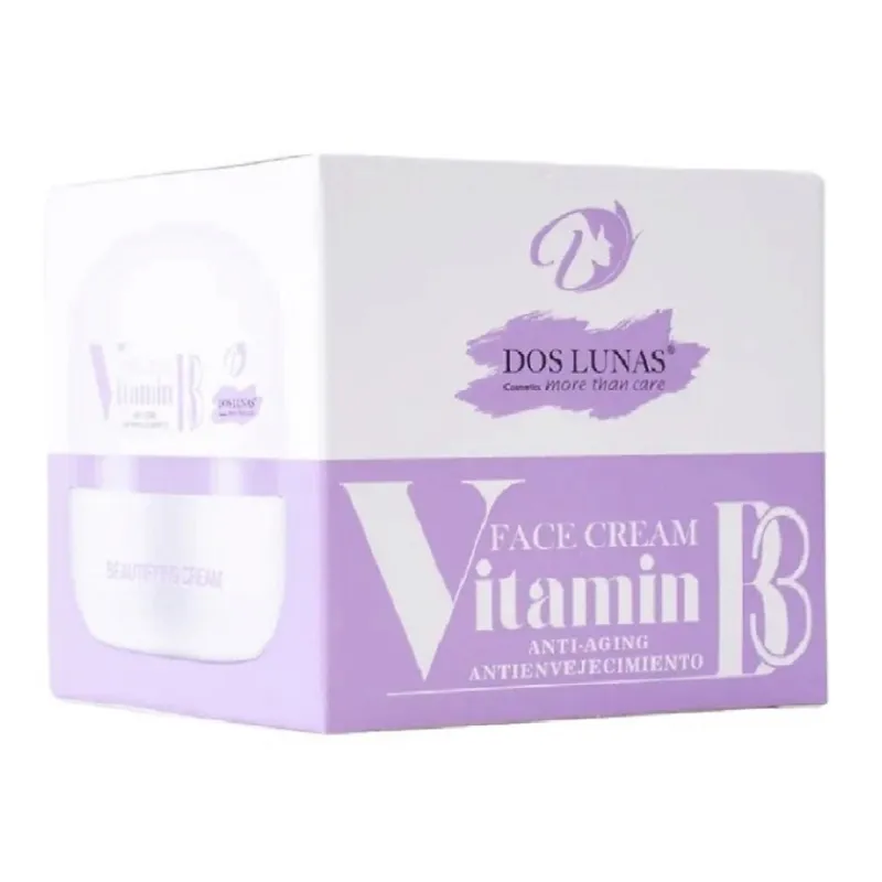  Crema facial antienvejecimiento con Vitamina B3 