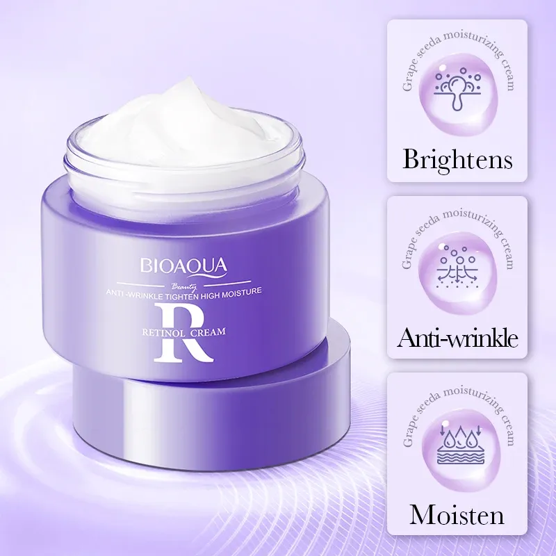 Crema Facial Reafirmante Antiarrugas con Retinol BIOAQUA,