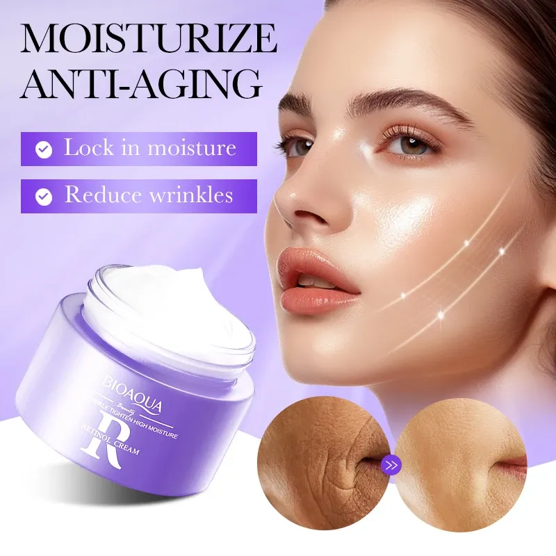 Crema Facial Reafirmante Antiarrugas con Retinol BIOAQUA,