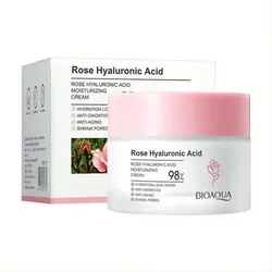 CREMA HIDRATANTE CON ÁCIDO HIALURÓNICO DE ROSA