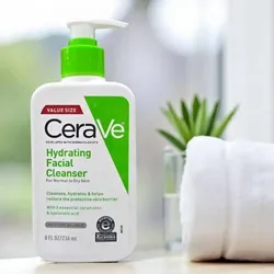 CERAVE - LIMPIADOR FACIAL - HYDRATING. PARA PIELES NORMALES A SECAS.