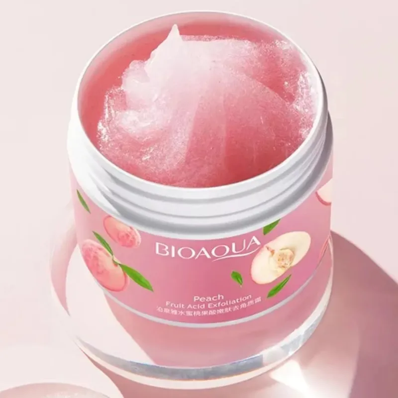 Crema microexfoliante facial de melocotón Bioaqua