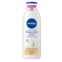 Crema Nívea con protección solar