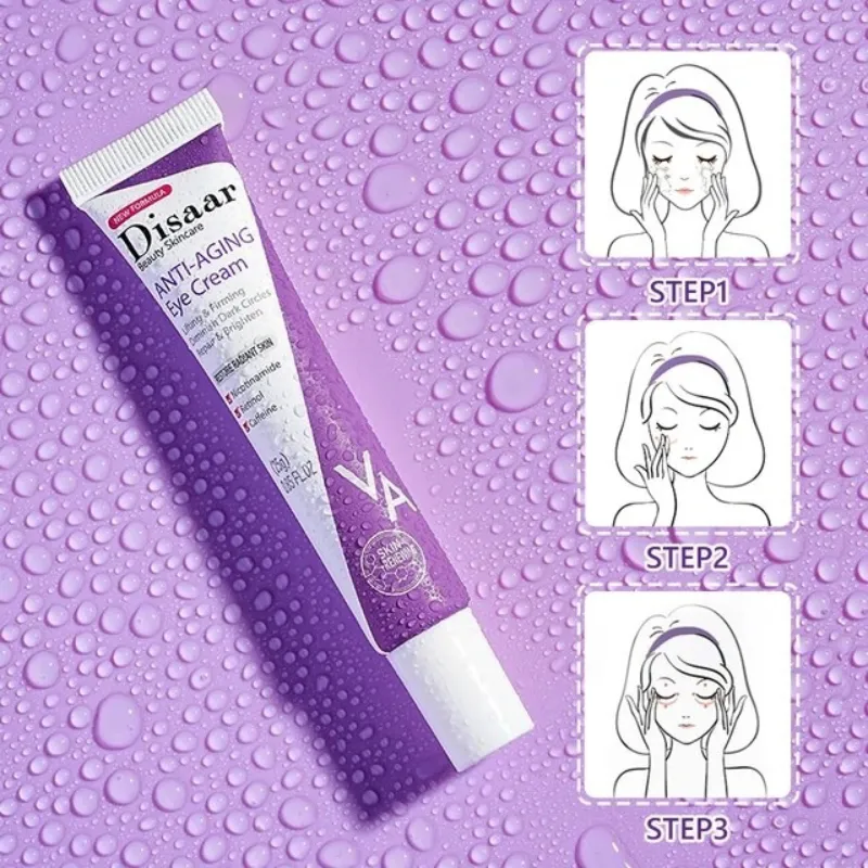 Crema para contorno de ojos . Con Retinol , niacinamida y Cafeína 