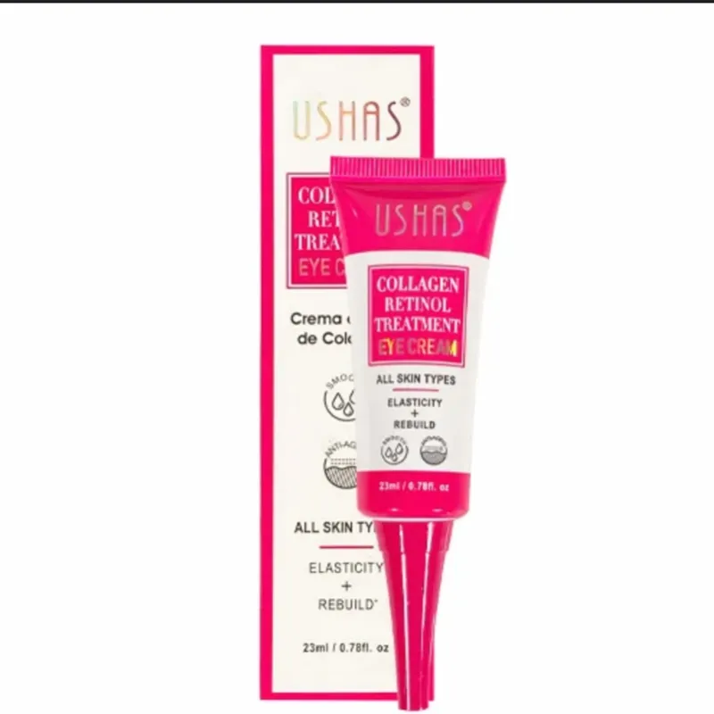 Crema para Contornos de Ojos con Colágeno y Retinol Ushas (23ml)