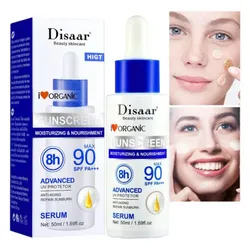 Disaar-Serum  de protección solar FPS 90, Protector UV de larga duración.(50ml)