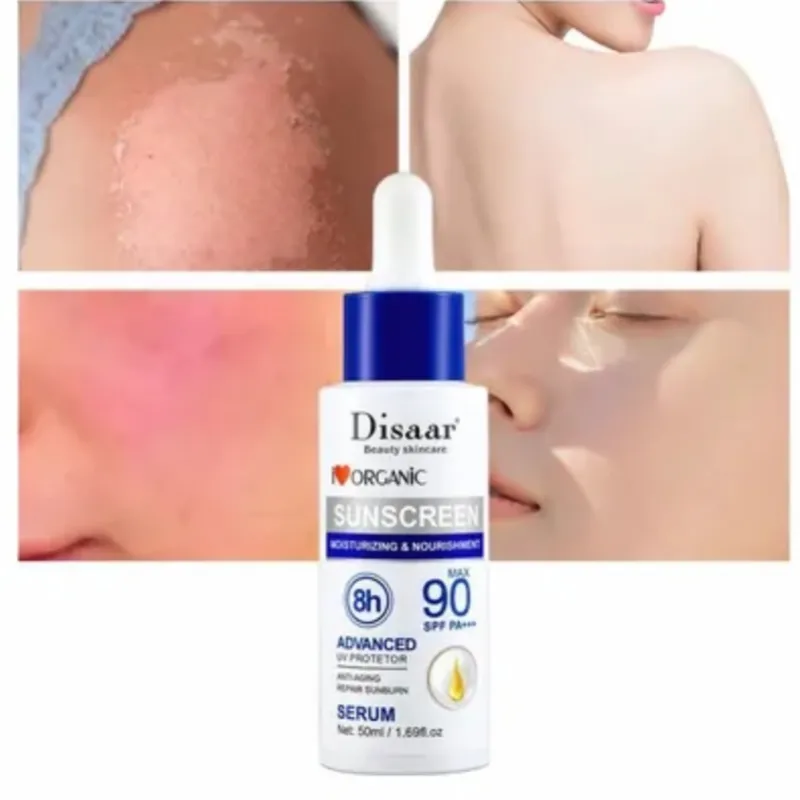 Disaar-Serum  de protección solar FPS 90, Protector UV de larga duración.(50ml)