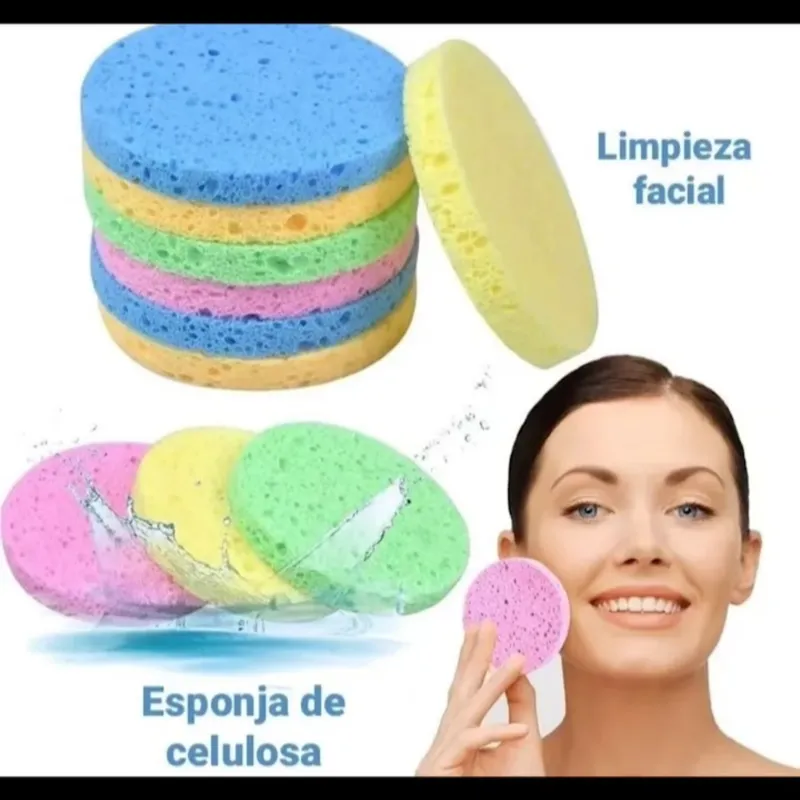 Esponja limpiadora facial  - paquete de 2