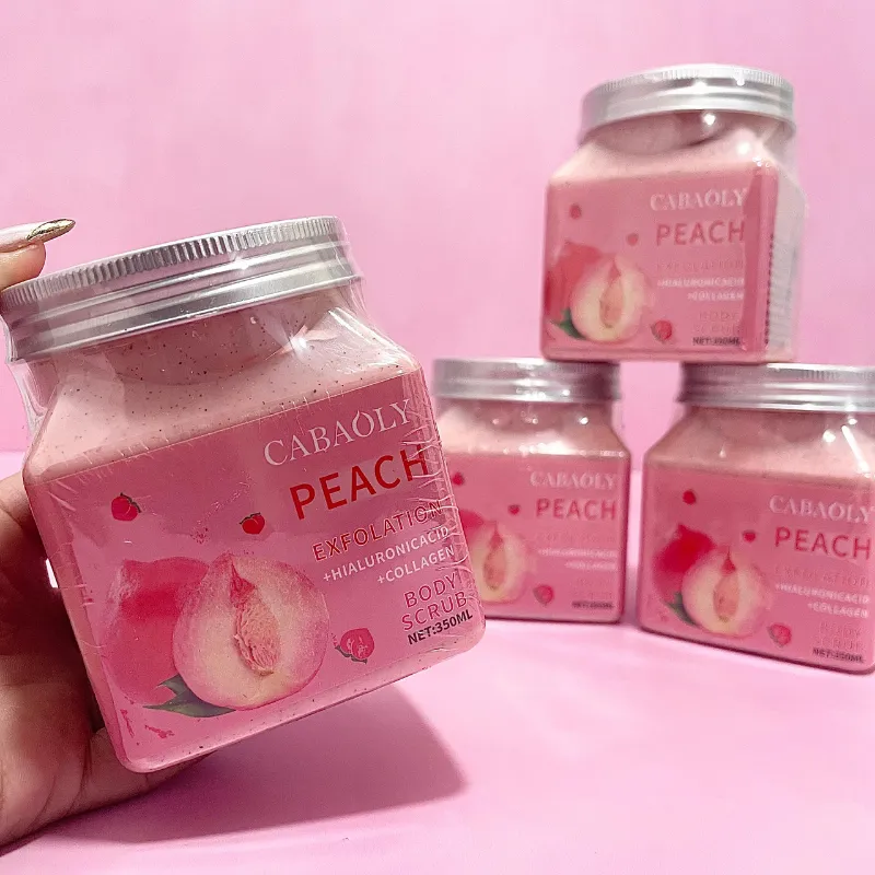 Exfoliante corporal de melocotón 