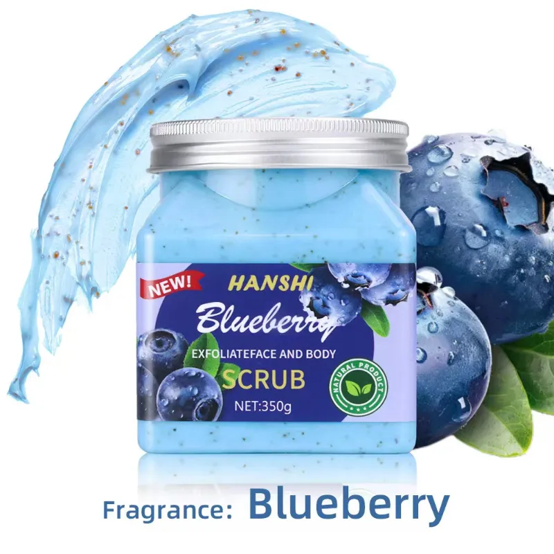 Exfoliante Facial y Corporal de Arándanos BVOV. 