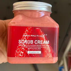 Exfoliante facial y corporal de fresa 🍓 