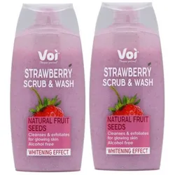 EXFOLIANTE Y LIMPIADOR  CORPORAL DE FRESA