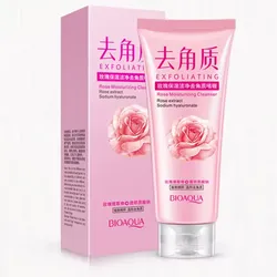 Gel exfoliante suave de rosas