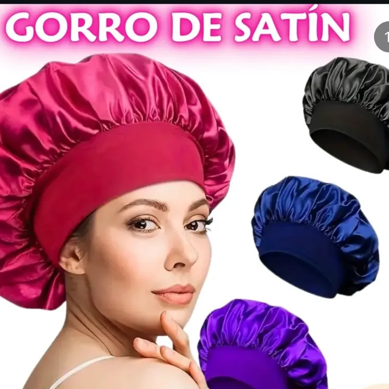 Gorros de Satén de Seda para dormir 