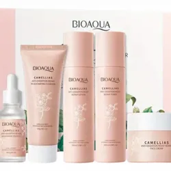 kit de cuidado facial de la marca Bioaqua, Camellias Anti-Oxidation 
