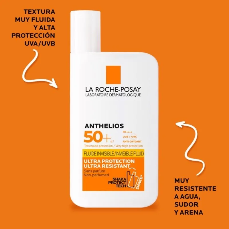 La Roche-Posay Anthelios fluido invisible fps 50+ (50ml)