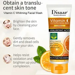 Limpiador Facial de Vitamina C y Ácido Hyaluronic (100ml)