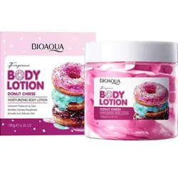 LOCIÓN CORPORAL HIDRATANTE CON SABOR A QUESO Y DONUT