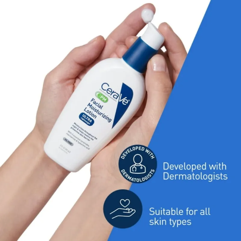 Loción Hidratante Facial CeraVe PM (89ml)