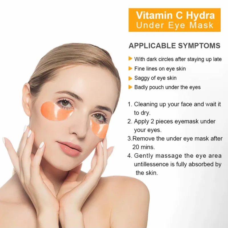 MASCARILLA BLANQUEADORA DE OJOS CON VITAMINA C (60u)