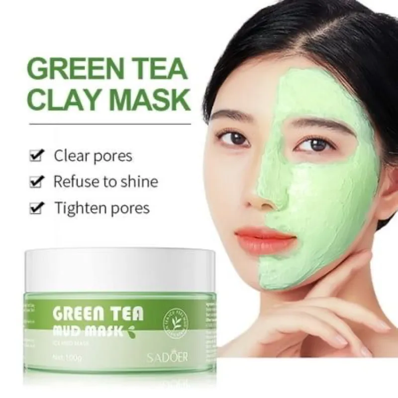 Mascarilla Facial Arcilla Control Grasa Te Verde Sadoer