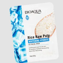 MASCARILLA FACIAL BLANQUEADORA HIDRATANTE DE PULPA DE ARROZ
